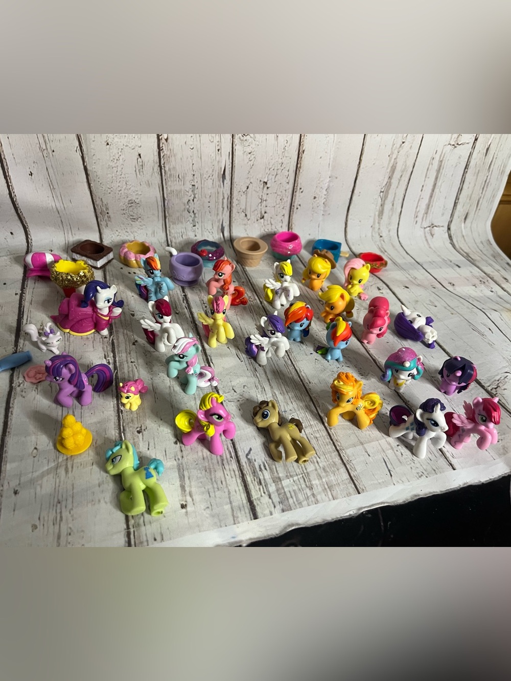 Random Lot Of My Little Pony Blind Bag Figures And Cutie Mark Crew Figures MLP